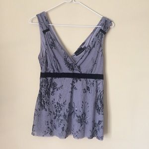 The Limited lace print top